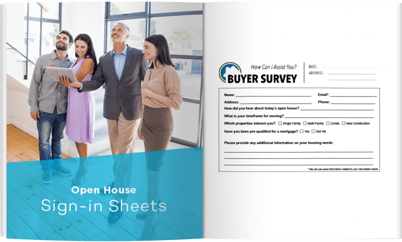 Customizable Open House Sign-In Sheets for Agents