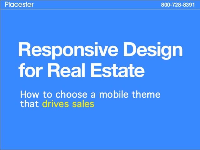 [Slideshow] Responsive Design for Real Estate