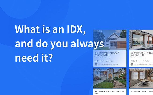 What is an IDX, and do you always need it?