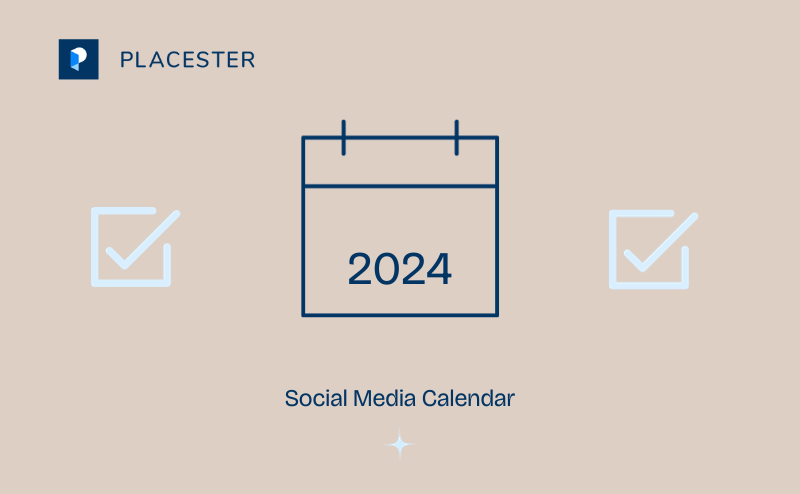 Social media calendar 2024