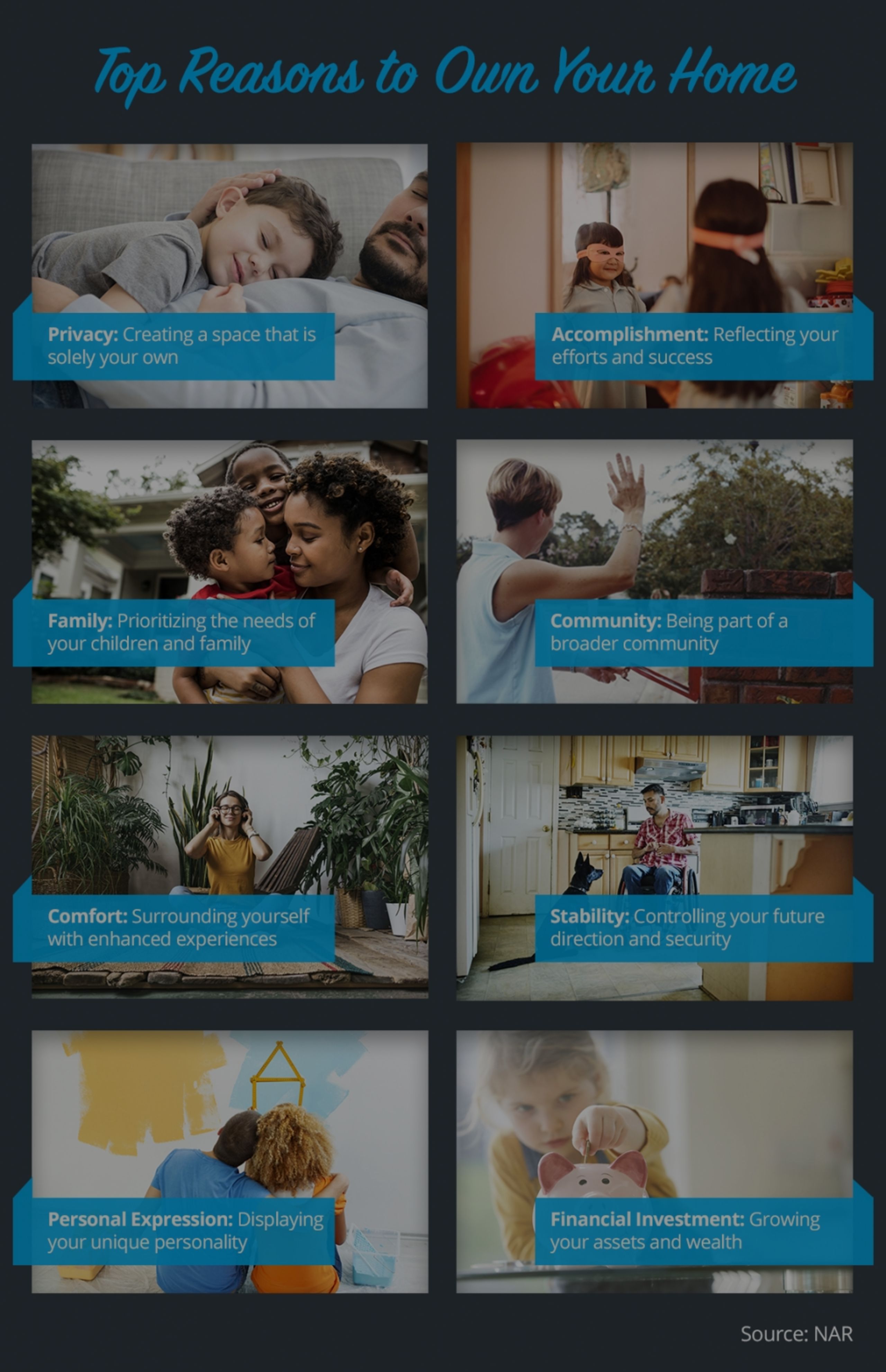 Top Reasons to Own Your Home