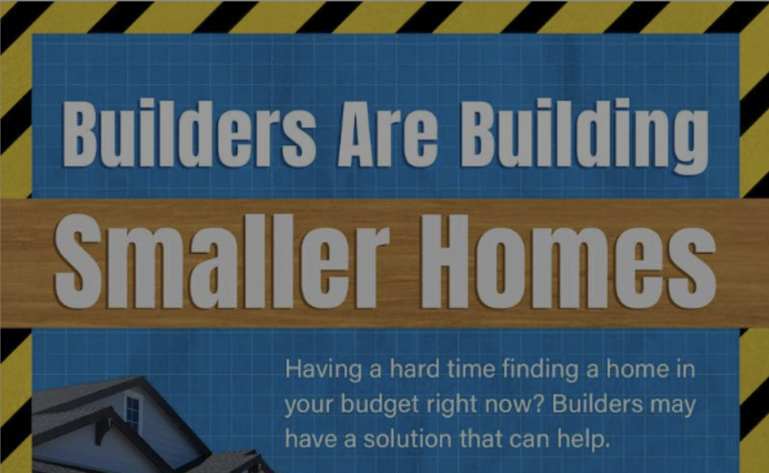 Builders Are Building Smaller Homes