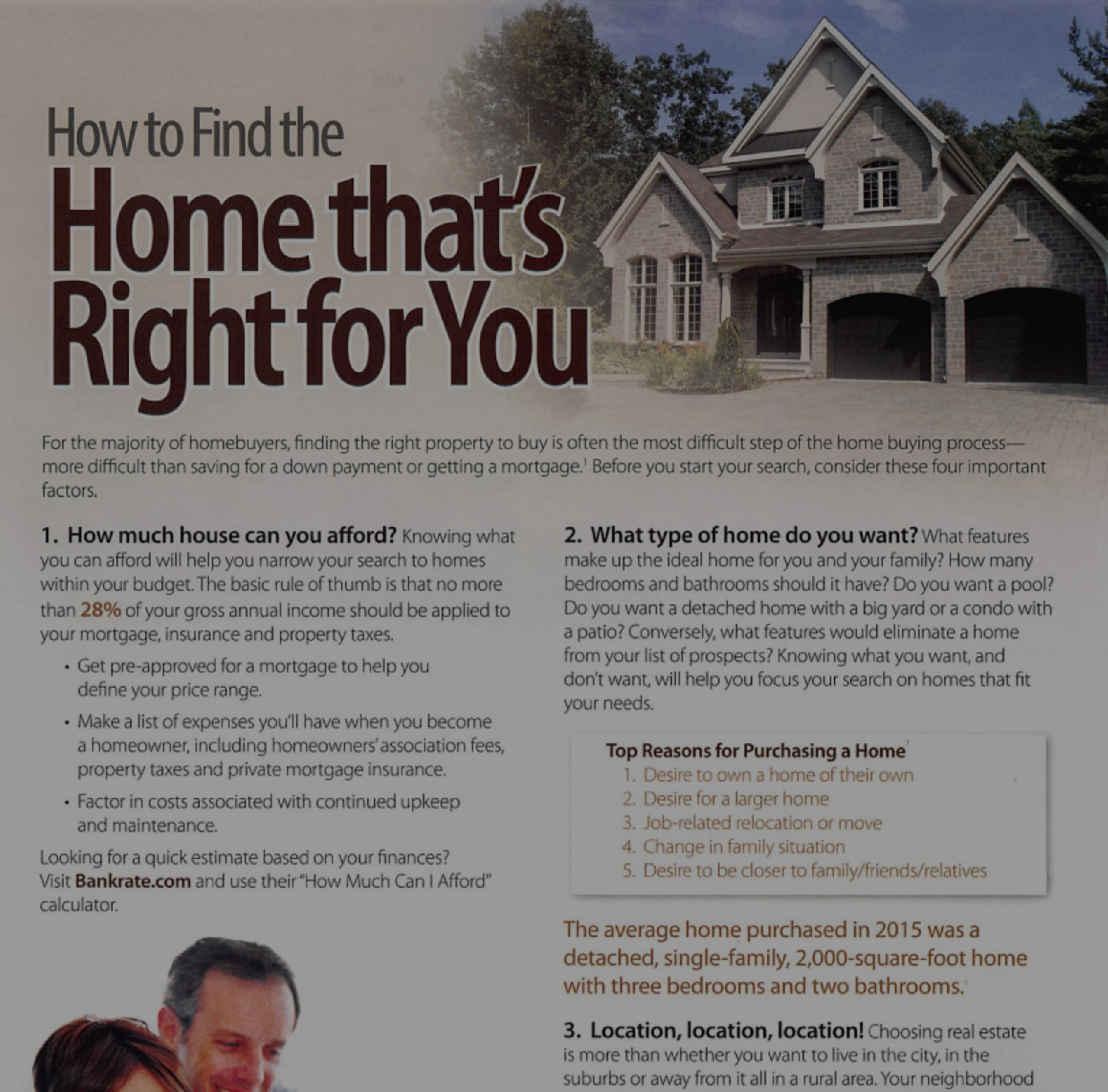 How to Find the Home that&#8217;s Right for You