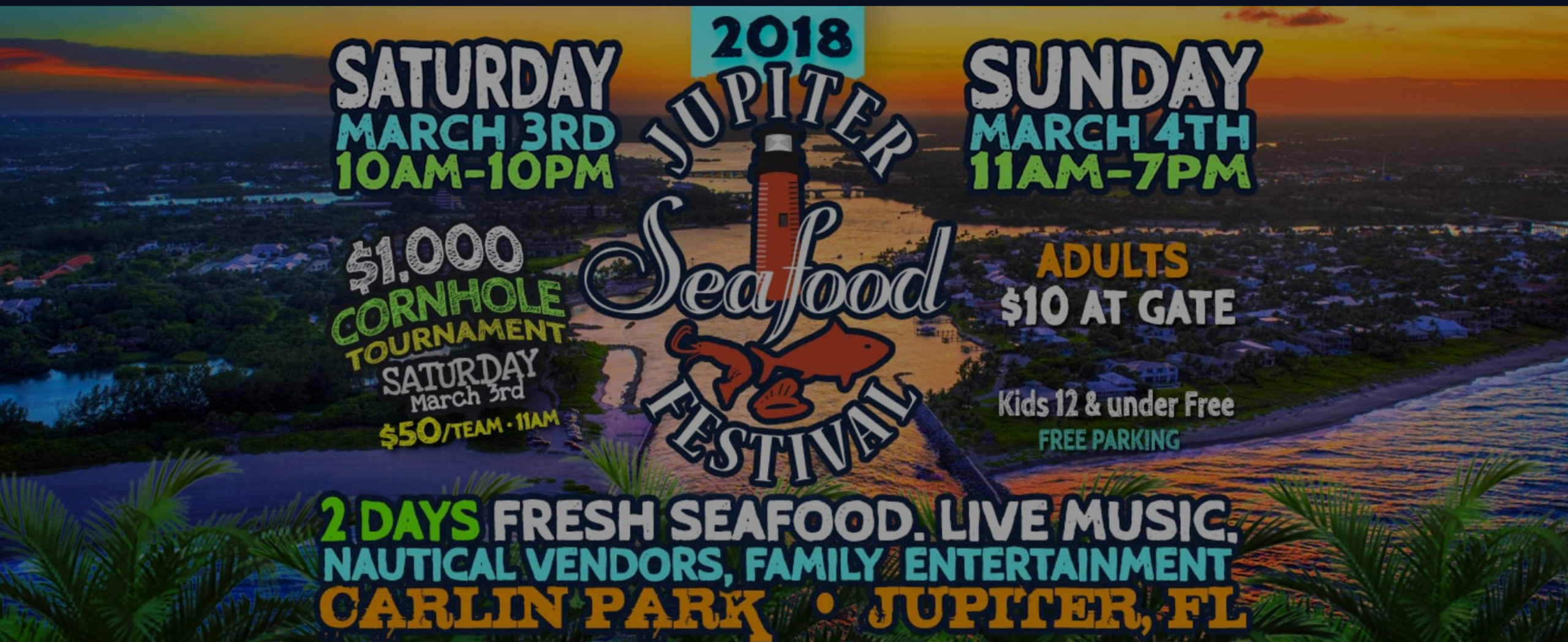 Seafood Festival at Carlin Park in Jupiter!
