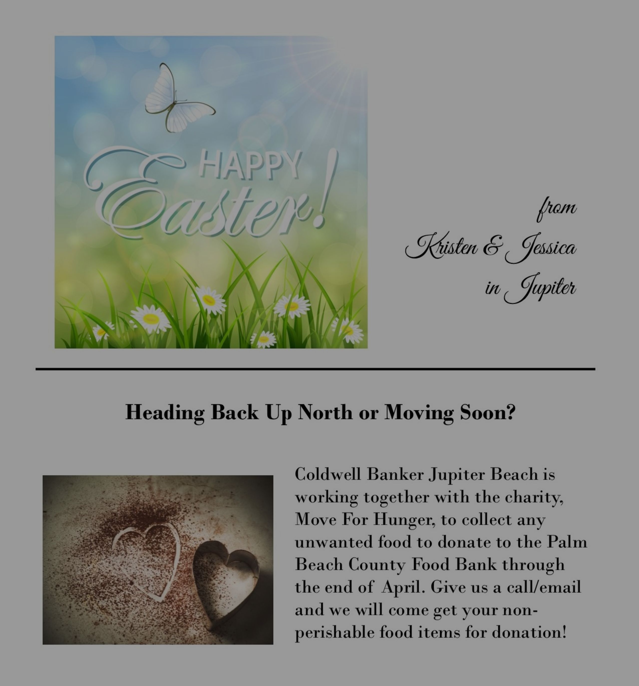 Happy Easter & Giving Back!