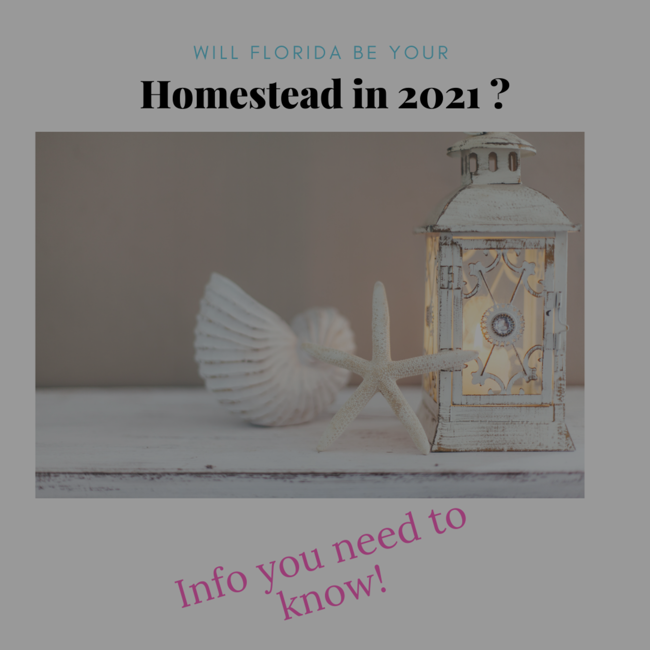 Purchase before January 1st to claim the Florida Homestead Exemption