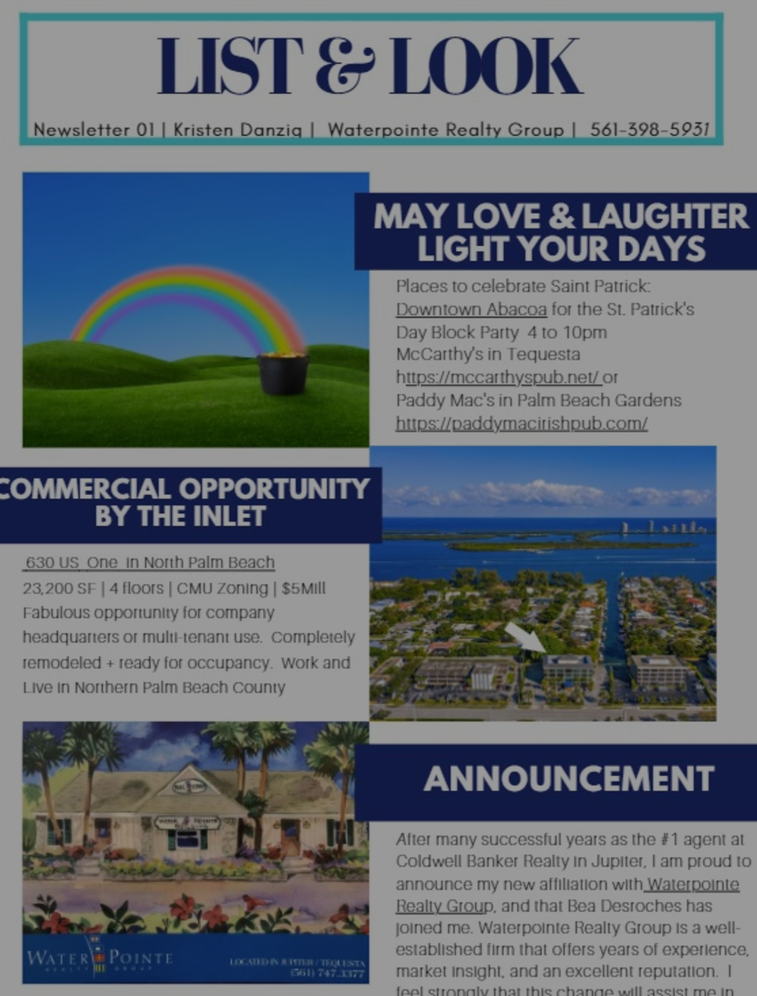 List & Look Newsletter 01