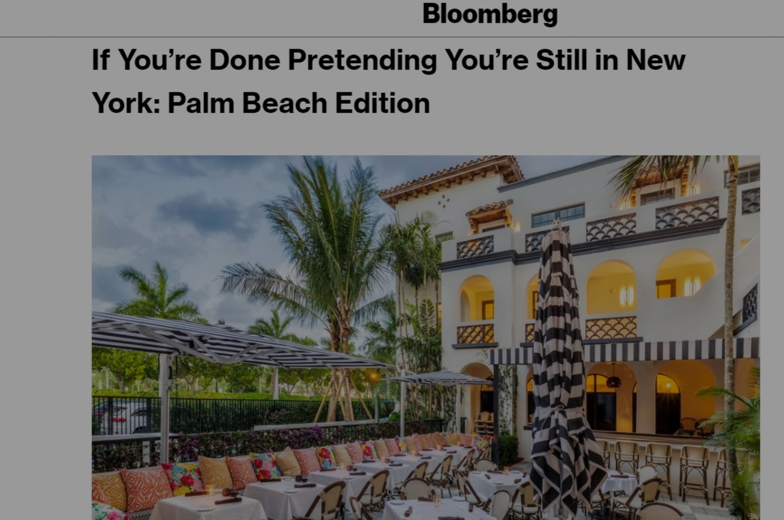 Palm Beach &#038; Miami Restaurants Wall Street South Power Spots