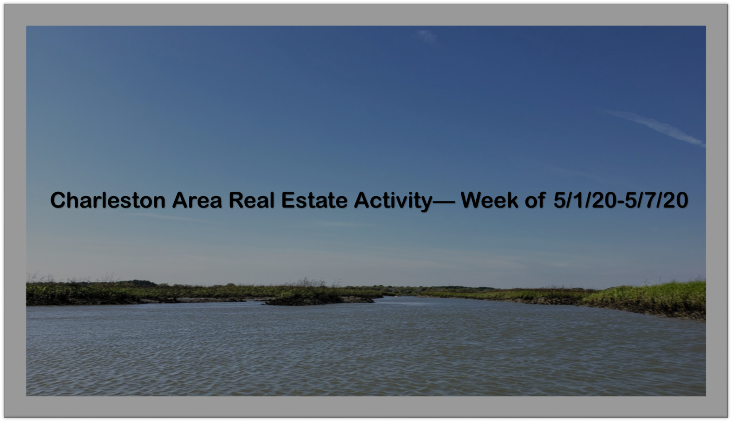 Analysis of residential properties going under contract (contingent) during week of 5/1/20-5/7/20