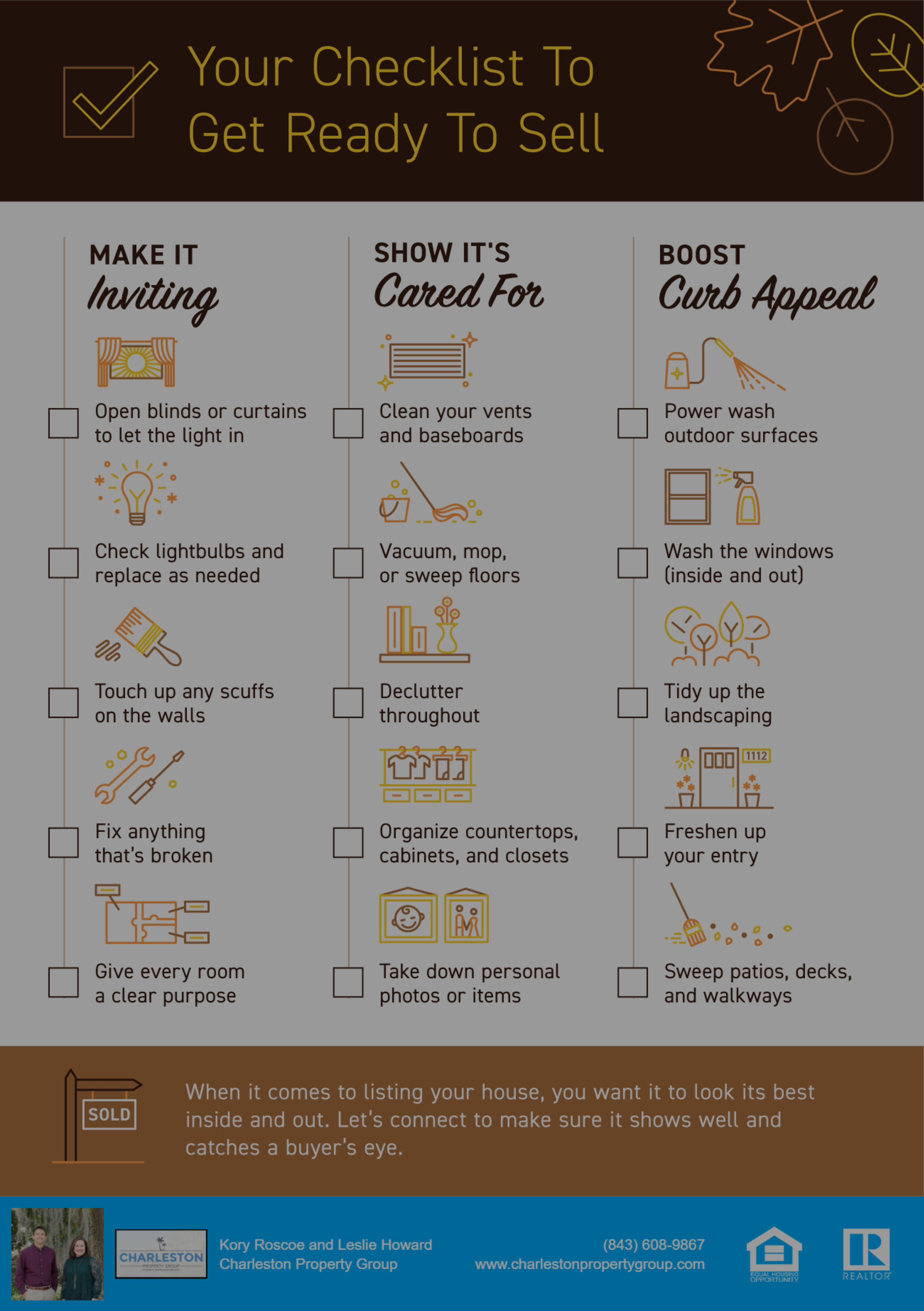 Your Checklist To Get Ready To Sell Your Home in Charleston