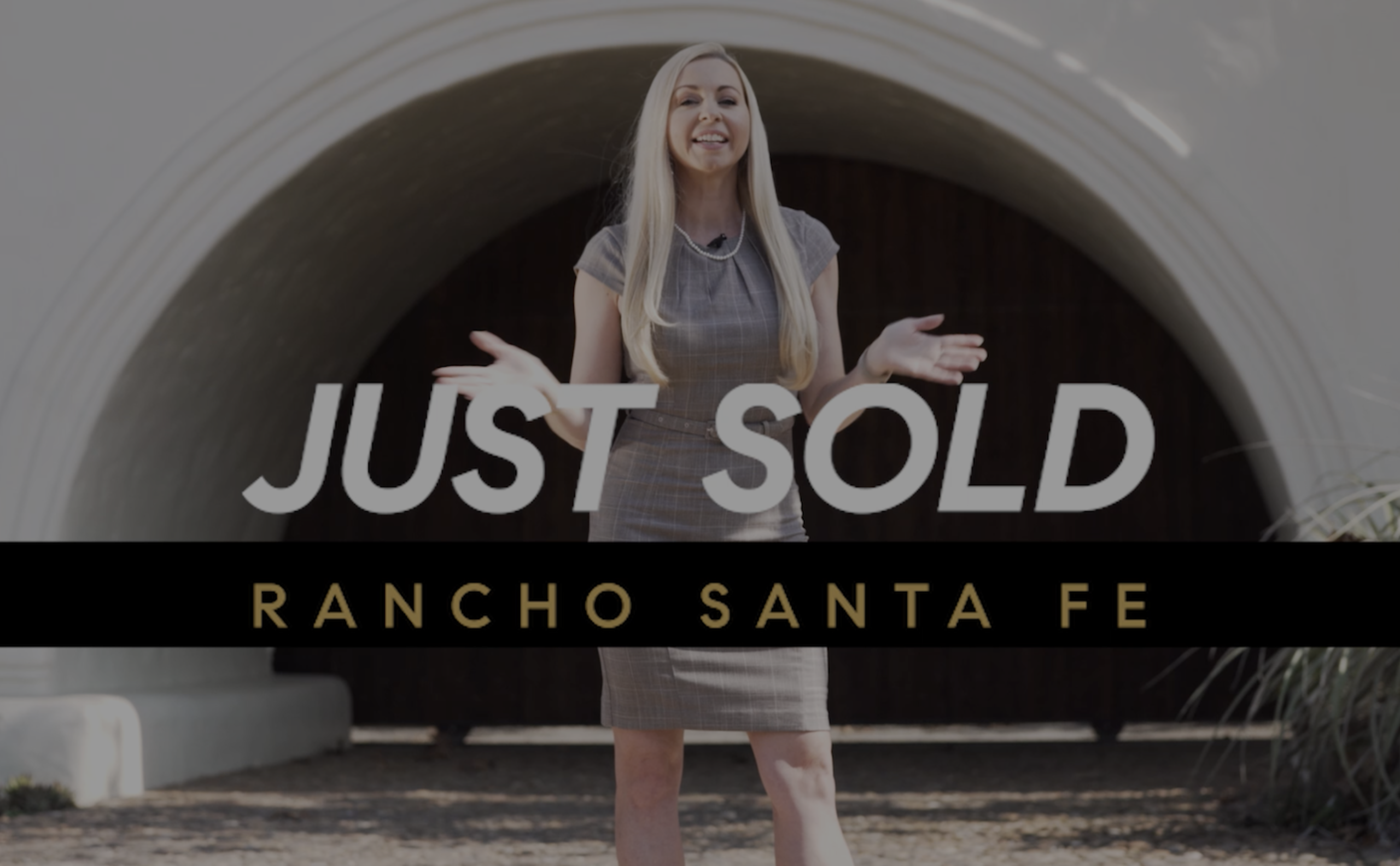Sold in Rancho Santa Fe!