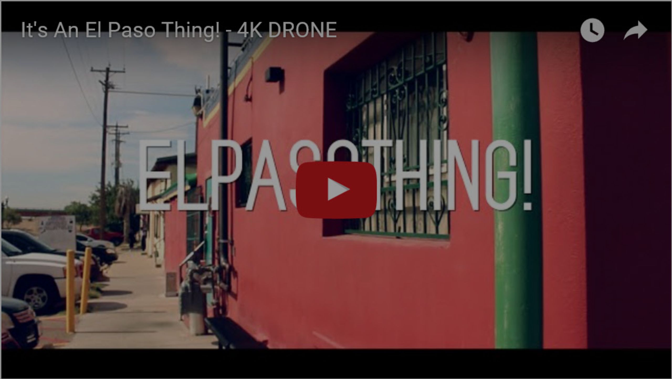 It&#8217;s An El Paso Thing! &#8211; 4K DRONE