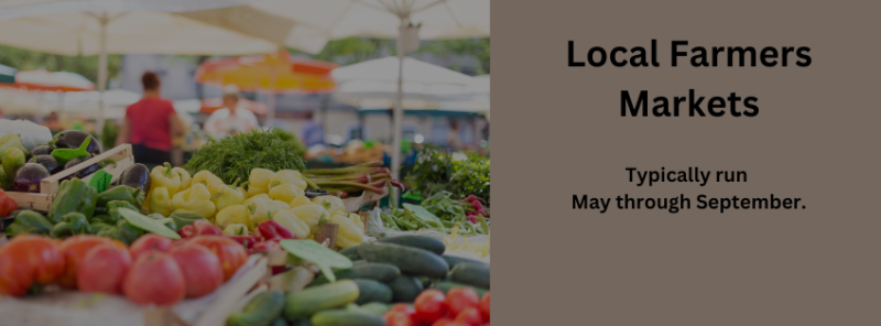 Area Farmers Markets 2025