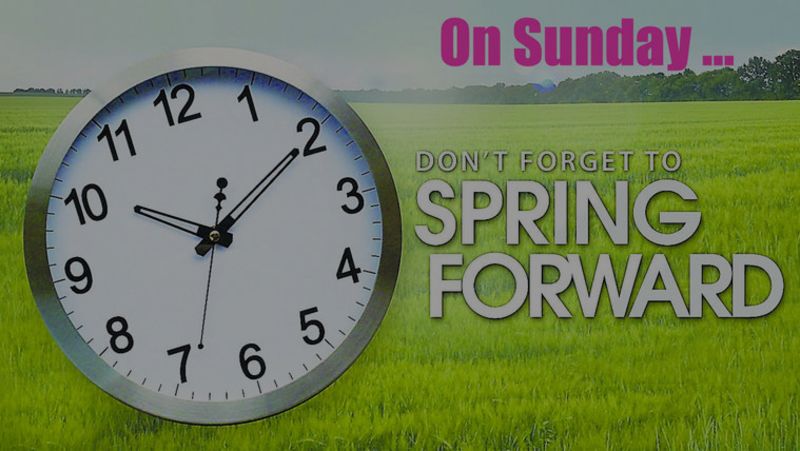 Don’t Forget This Weekend To Turn Your Clocks Forward!
