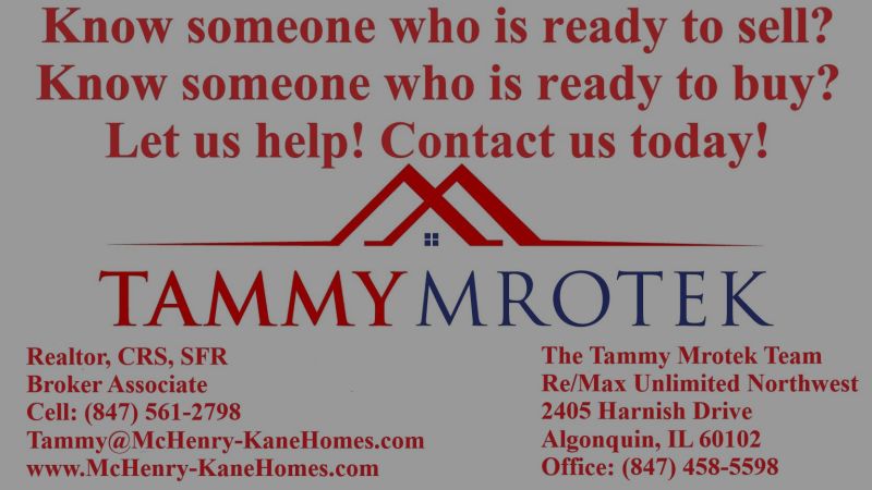 Know Someone Looking To Sell? Send Them To The Tammy Mrotek Team!