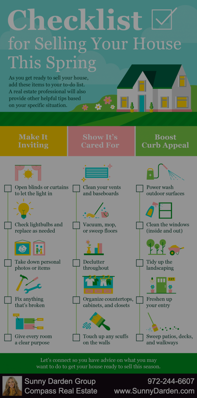 Checklist for Selling Your House This Spring
