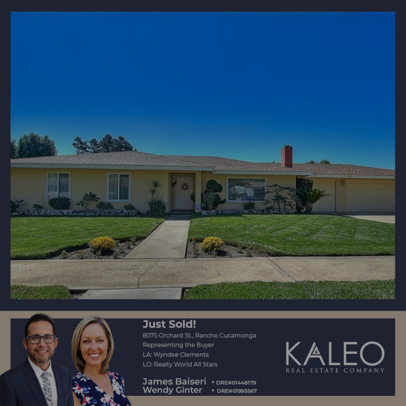 Sold in Rancho Cucamonga