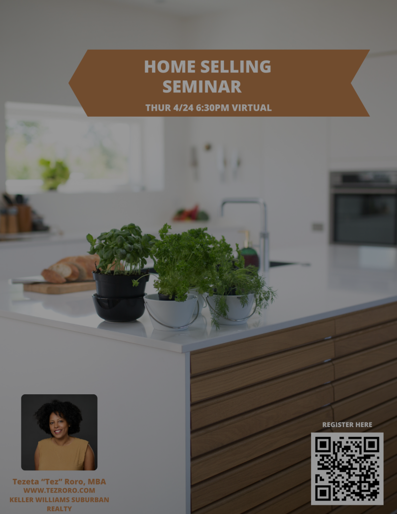 HOME SELLING SEMINAR TOMORROW 4/24!