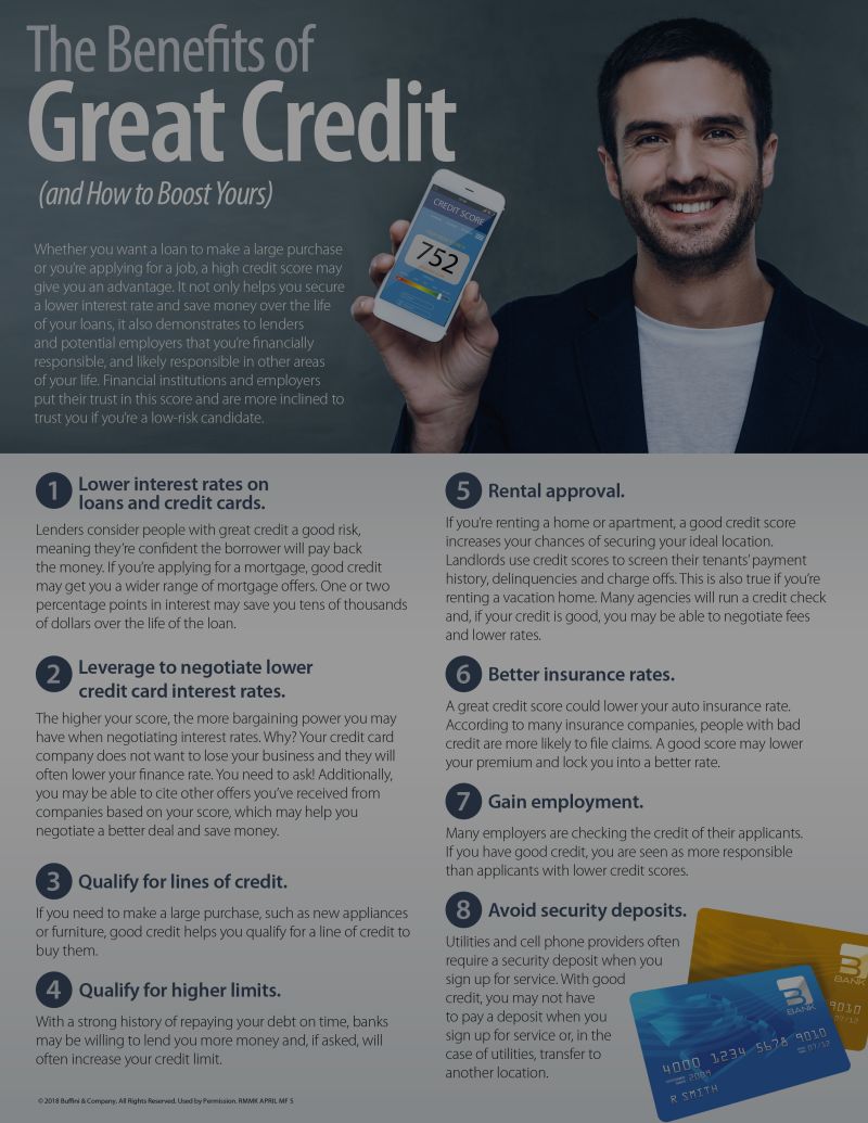 The Benefits of Great Credit