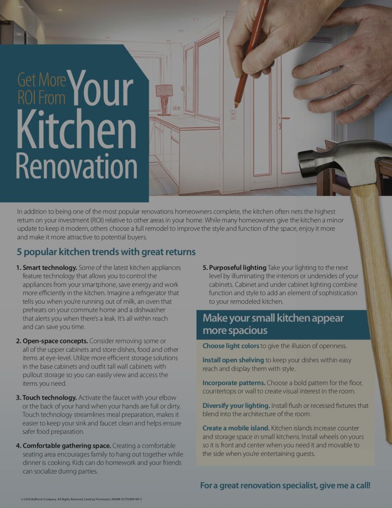 Get More ROI From Your Kitchen Renovation