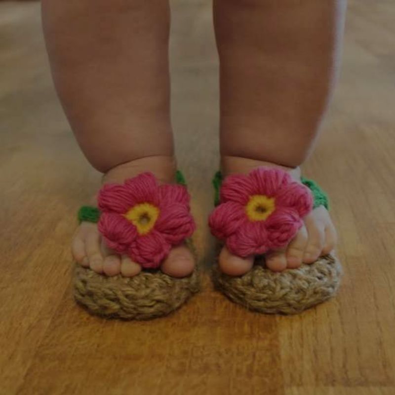 Beautiful Baby Crochet Sandals In Time For Easter