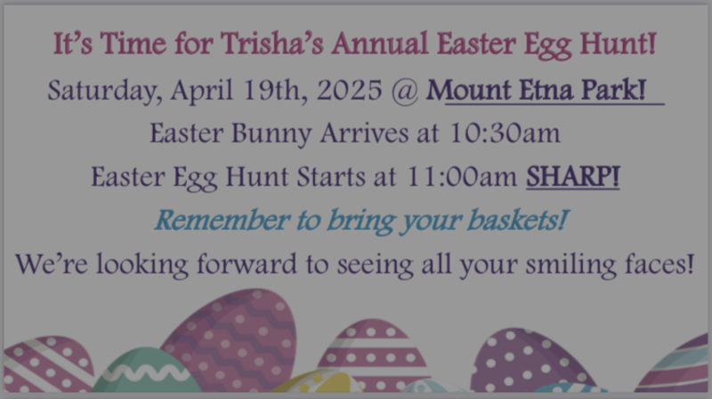 2025 Easter Egg Hunt!