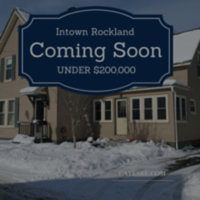 Coming Soon: Intown Rockland Under $200,000