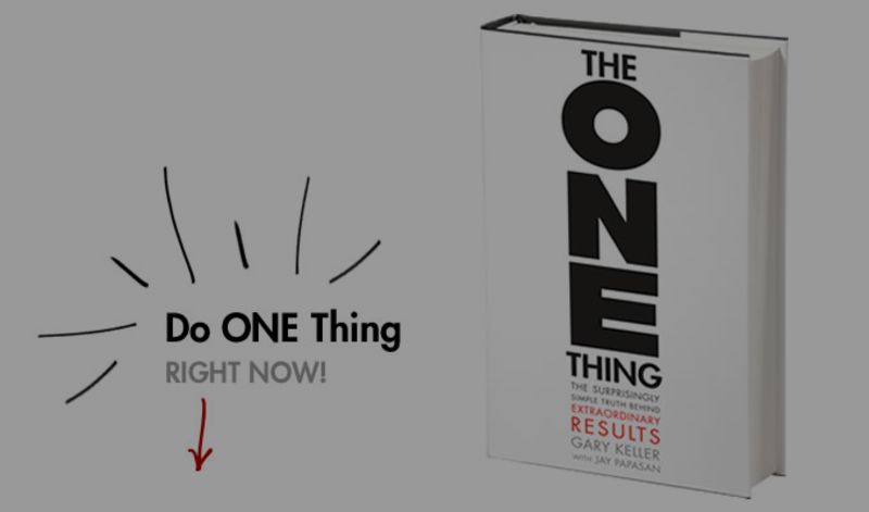 The ONE Thing&#8230; Book Giveaway!!