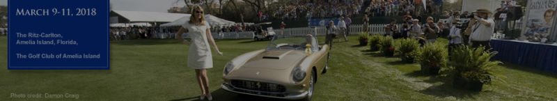 Amelia Island 2018 Concours d’ Elegance March 8th through 11th