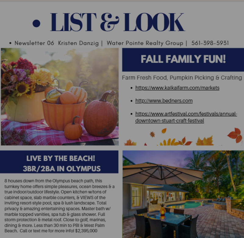 Latest Real Estate News &amp; Fall Events