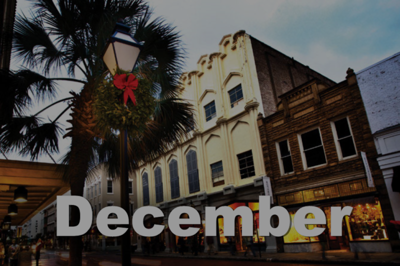 December in Charleston SC