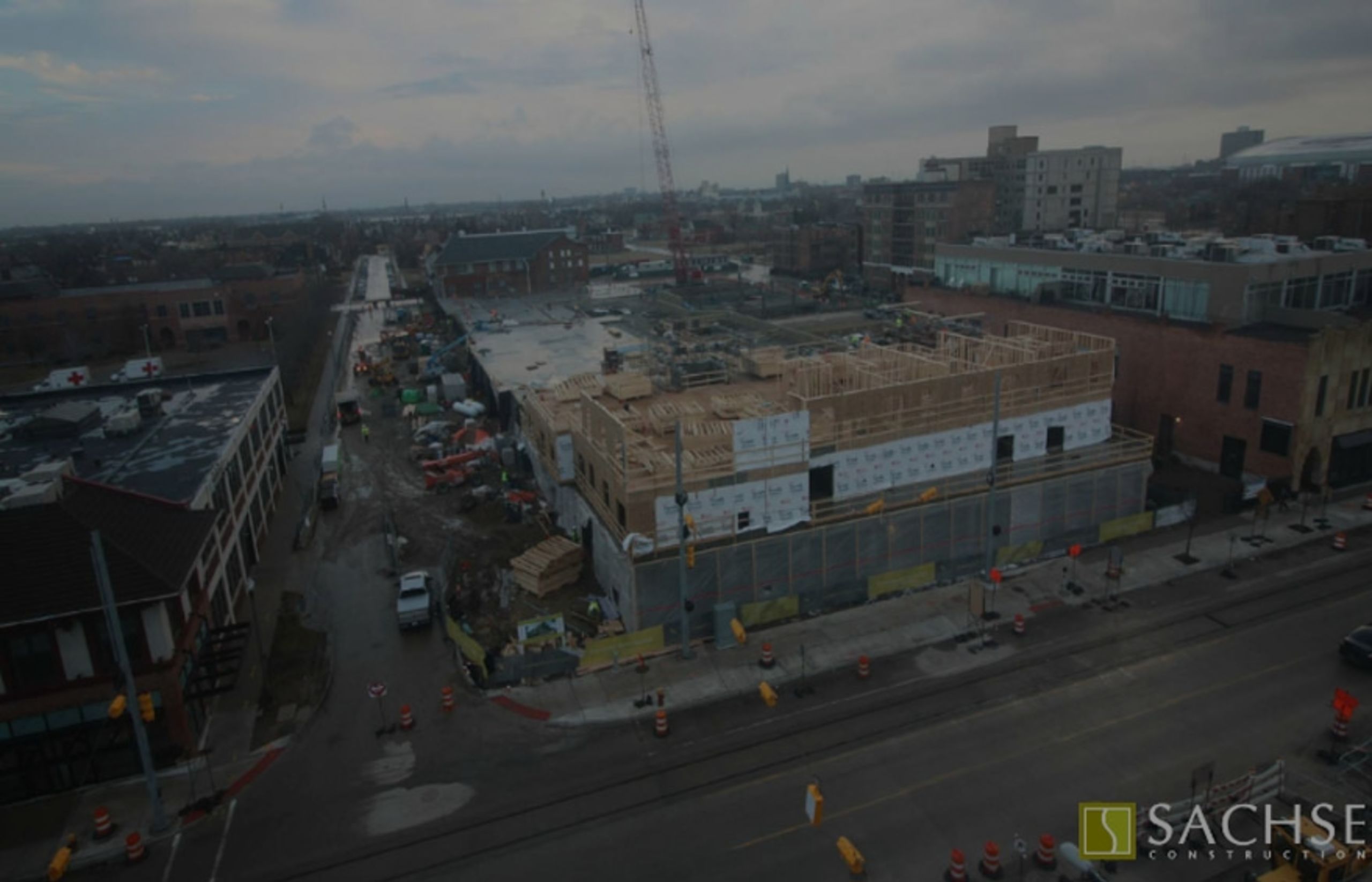 Financing finalized for $65 million The Scott at Brush Park apartment development Project will have 199 units, nearly 15,000 square feet of retail space on Woodward