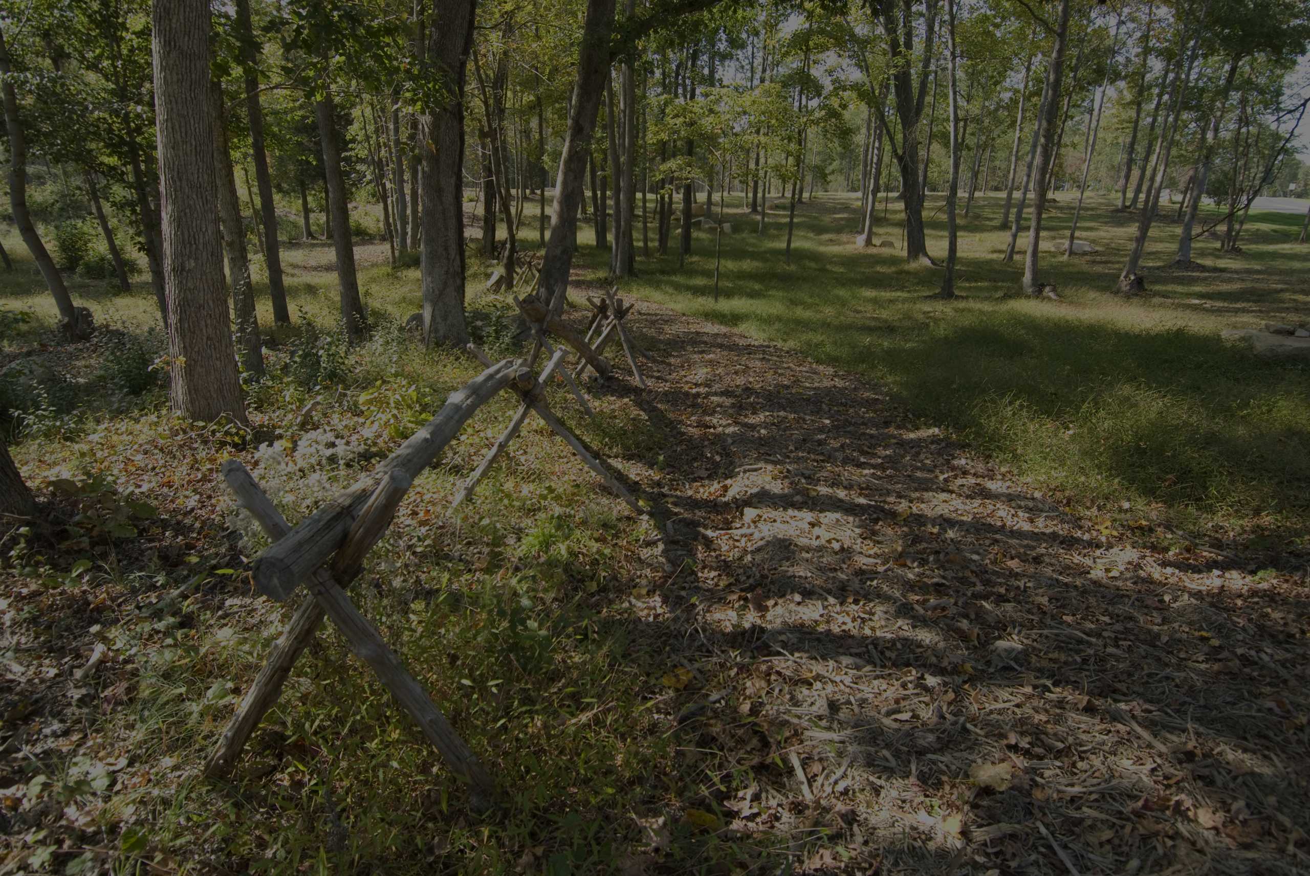24-mile trail system for walking & mountain biking