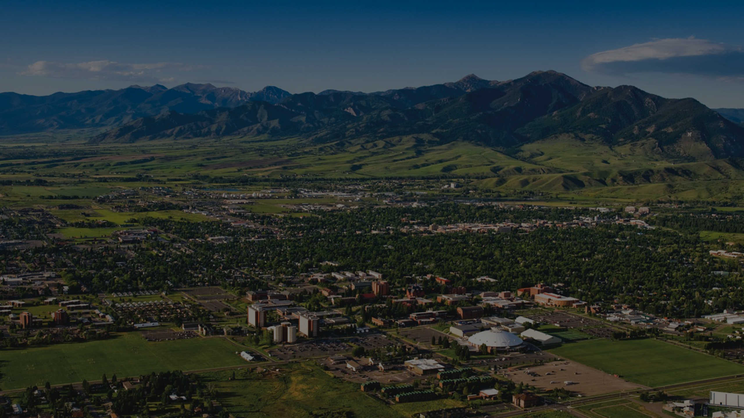 Mountain views are abundant in the Gallatin Valley