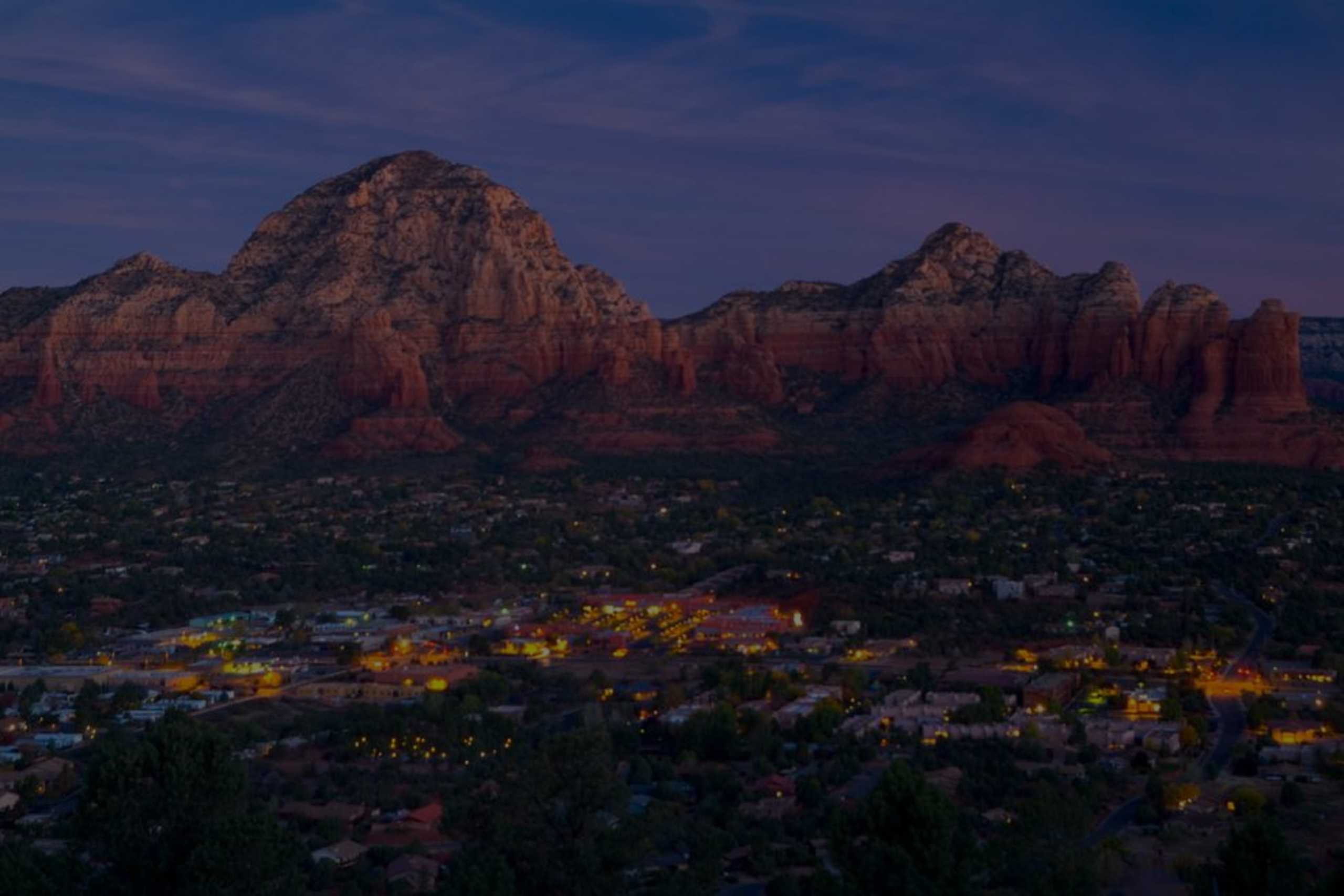 Sedona at sunset