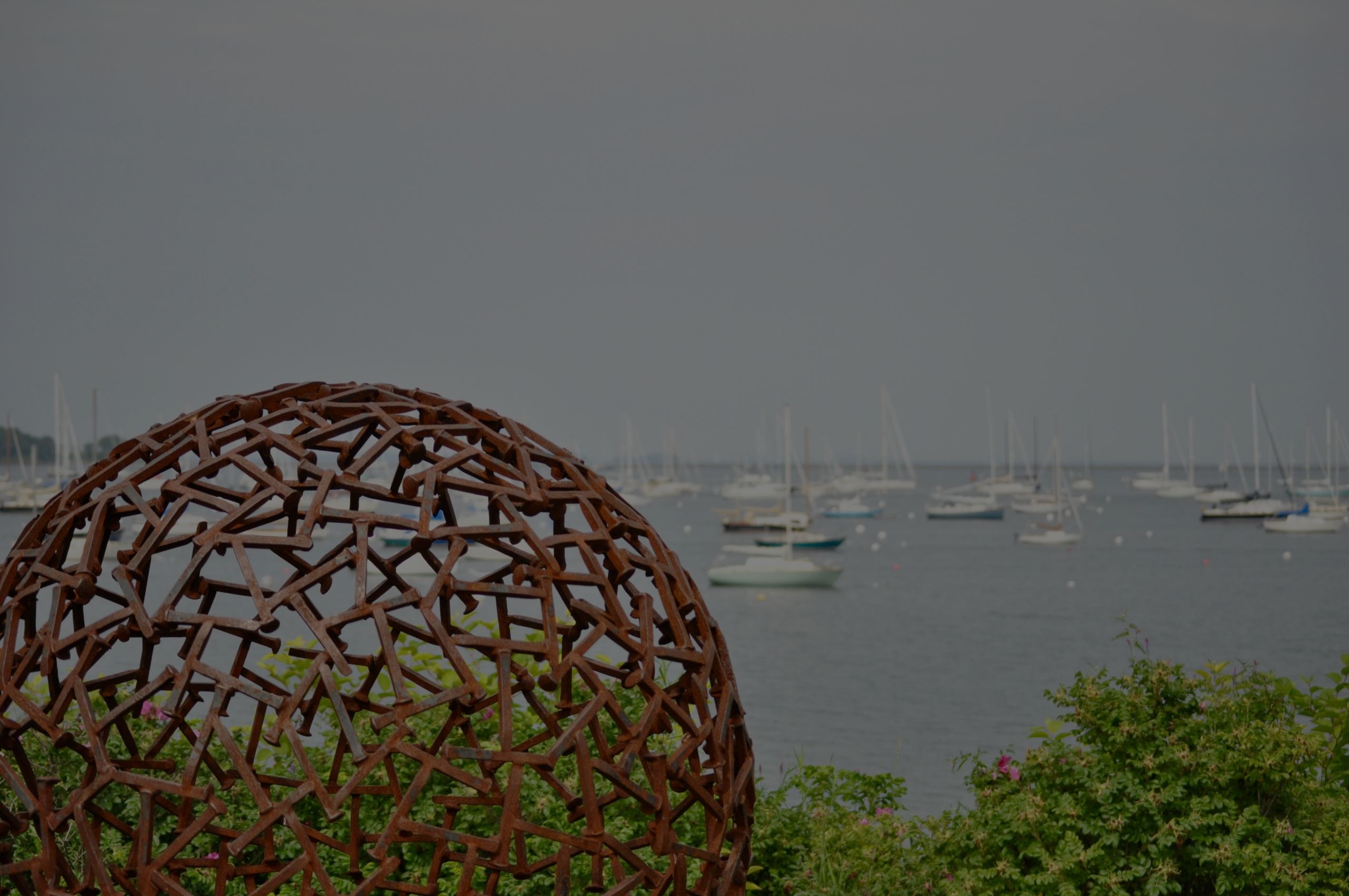 Rail Art in the Rockland Harbor