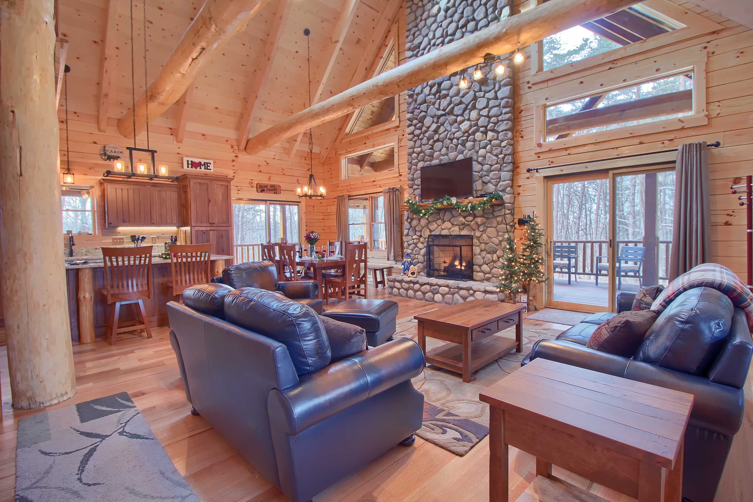 Fireside in the Hocking Hills