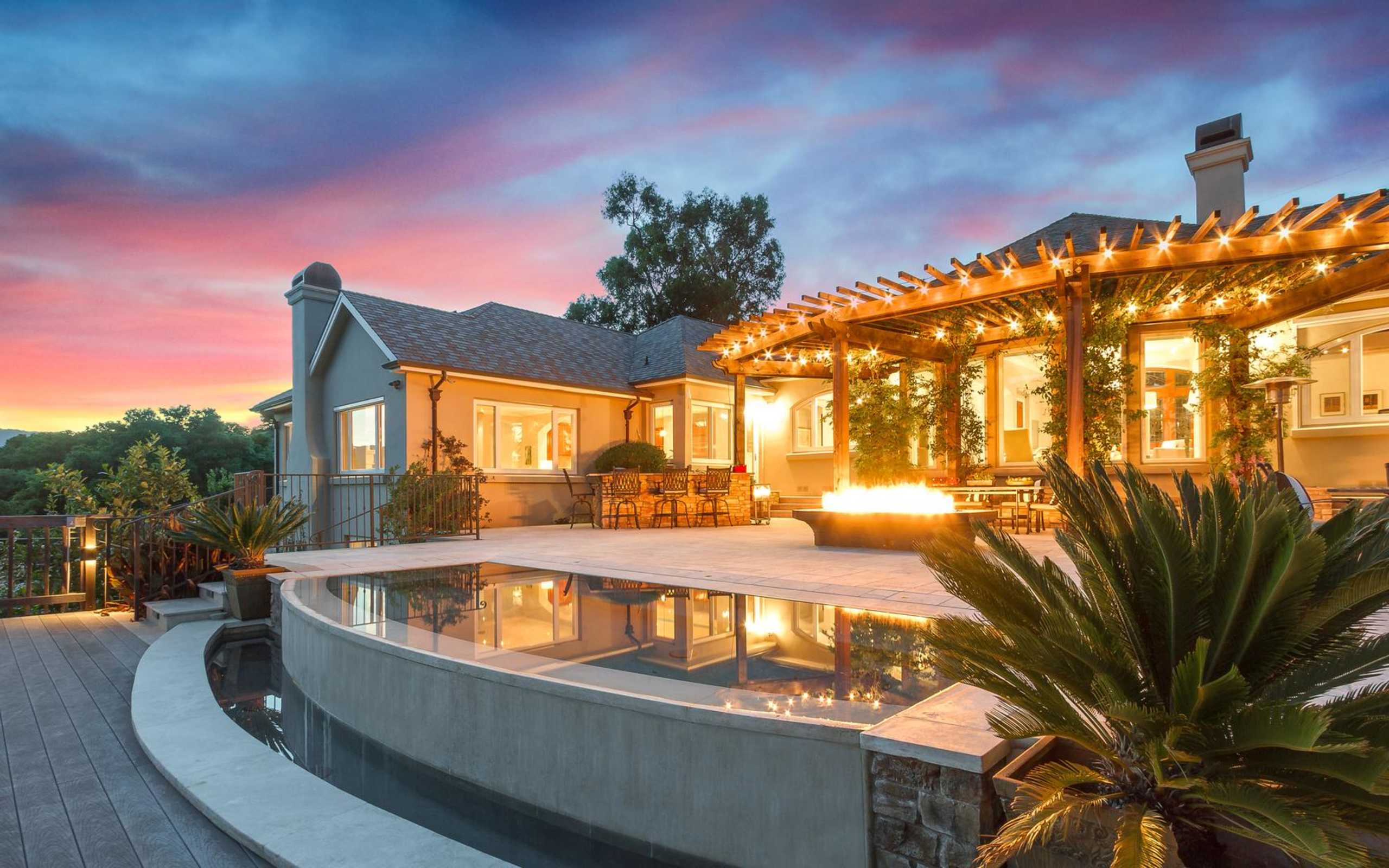 As an experienced Realtor of luxury properties, Jim utilizes the latest in video, 360-degree and drone technologies to showcase your home. This beautiful photo was included in the brochure of one of his luxury listings in Los Gatos Hills, CA.