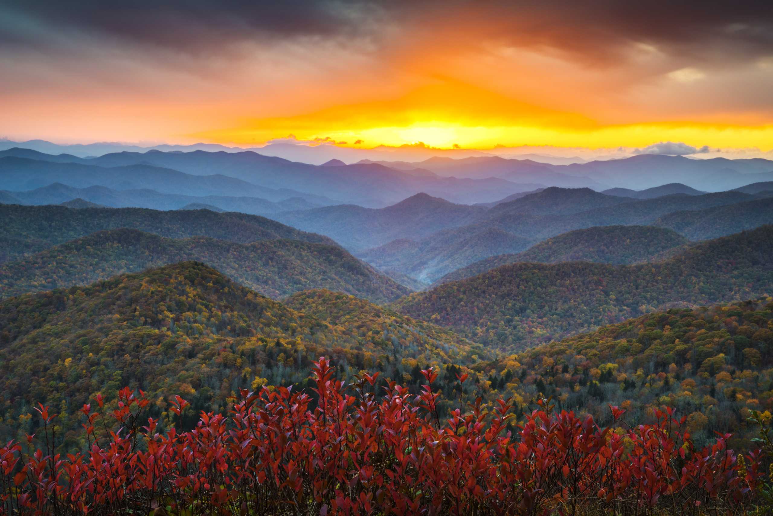 North Carolina Blue Ridge Mountains 