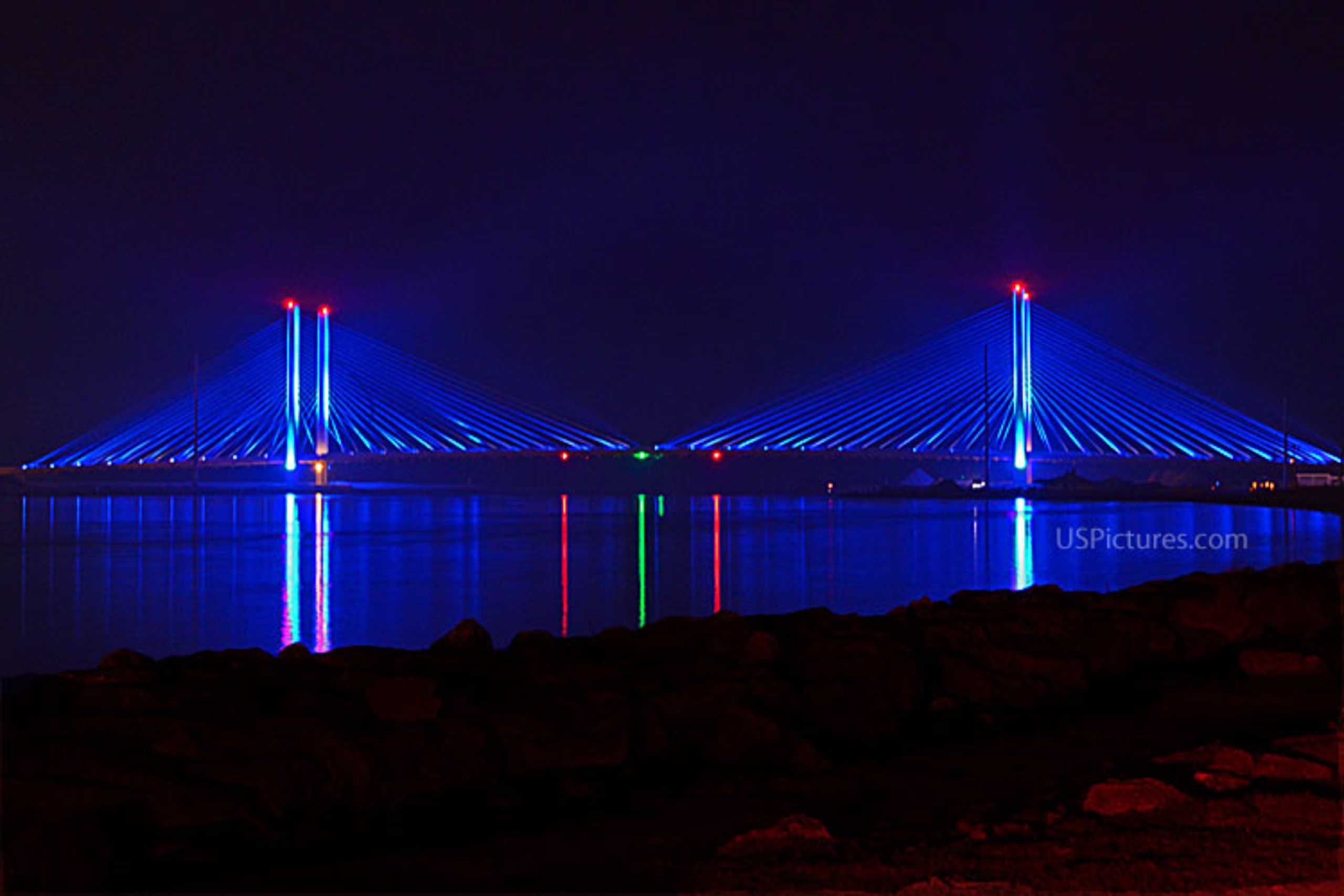 Indian River Inlet at Night