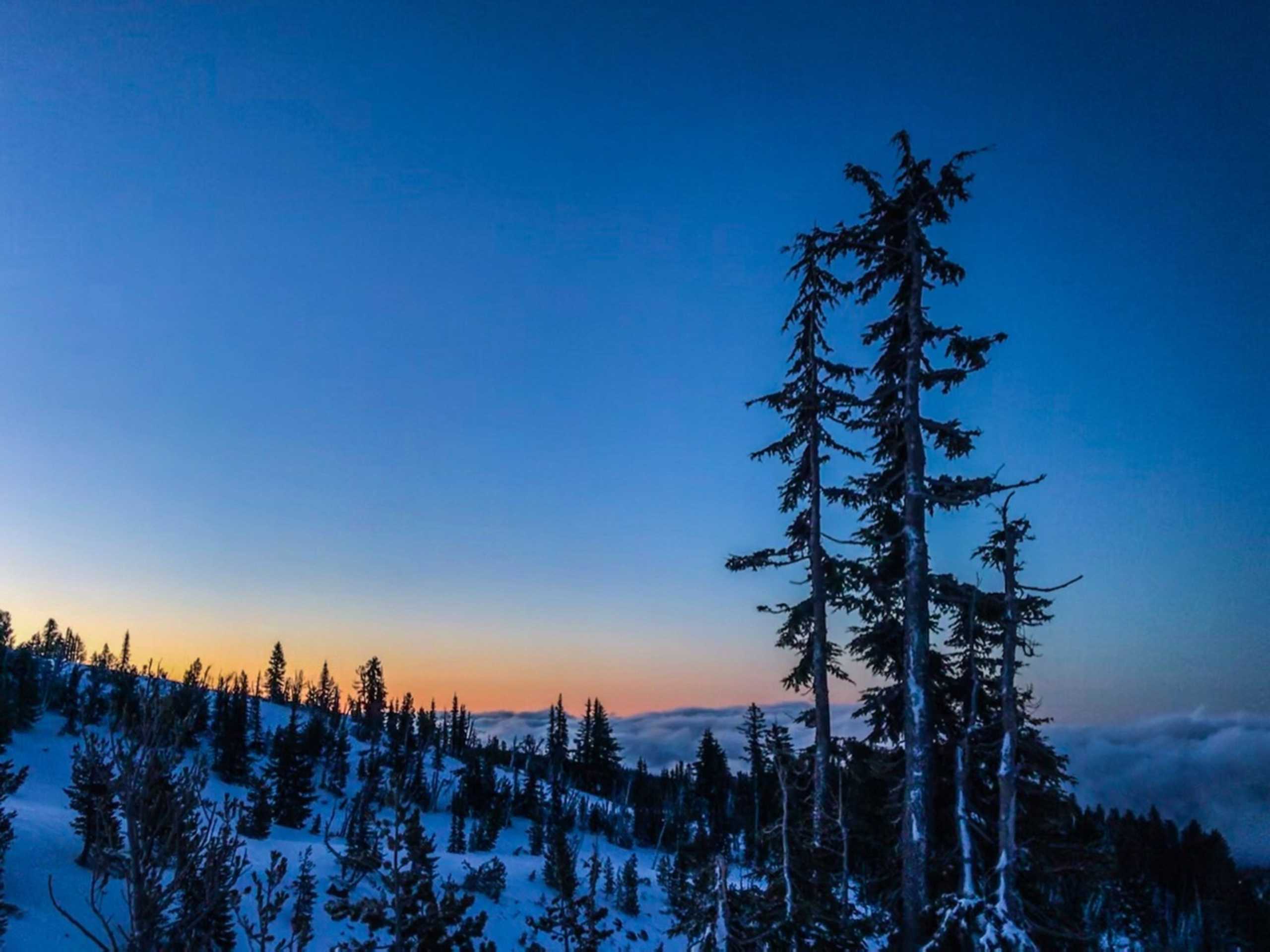 Sunrise from Mt Hood, Oregon