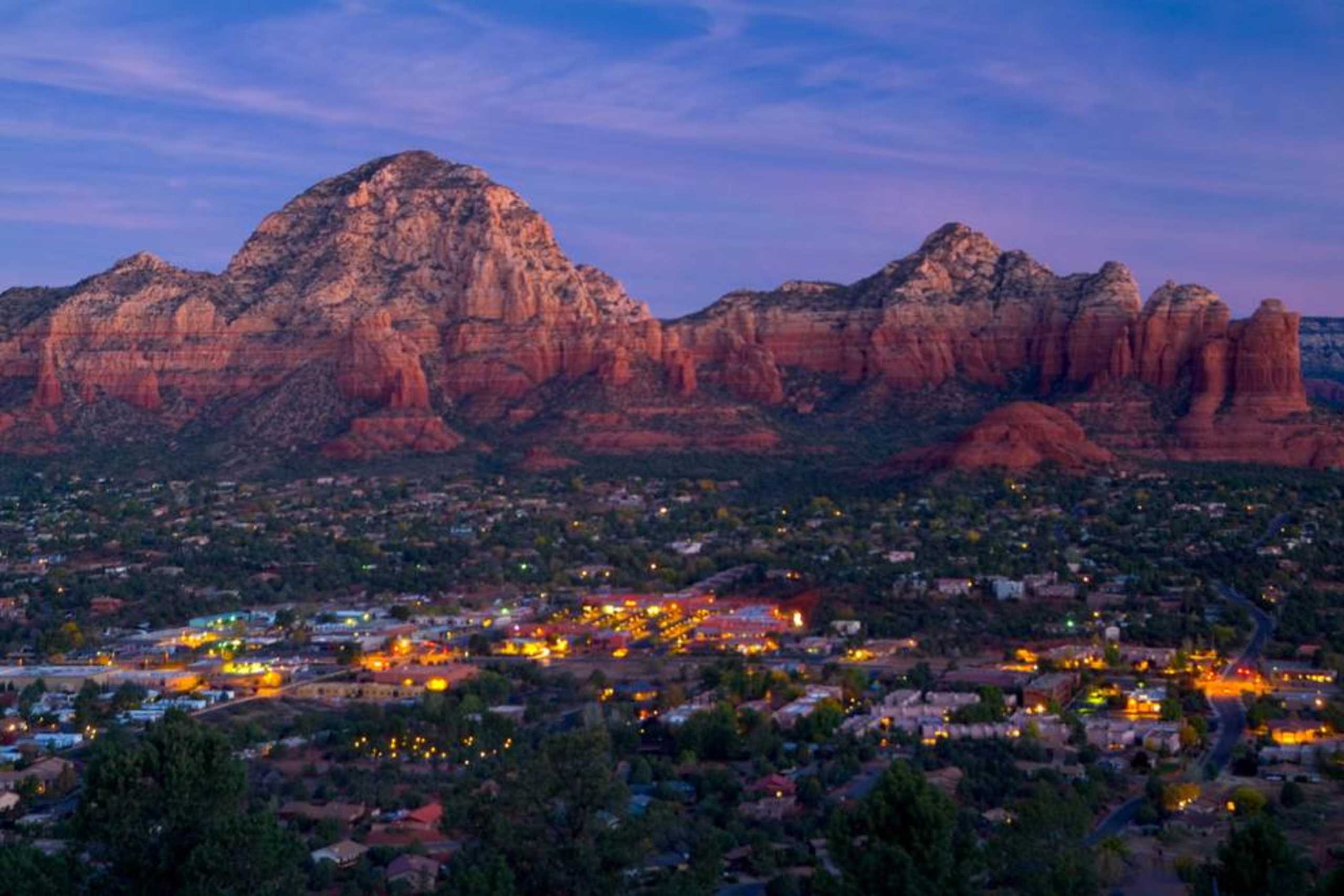Sedona at sunset