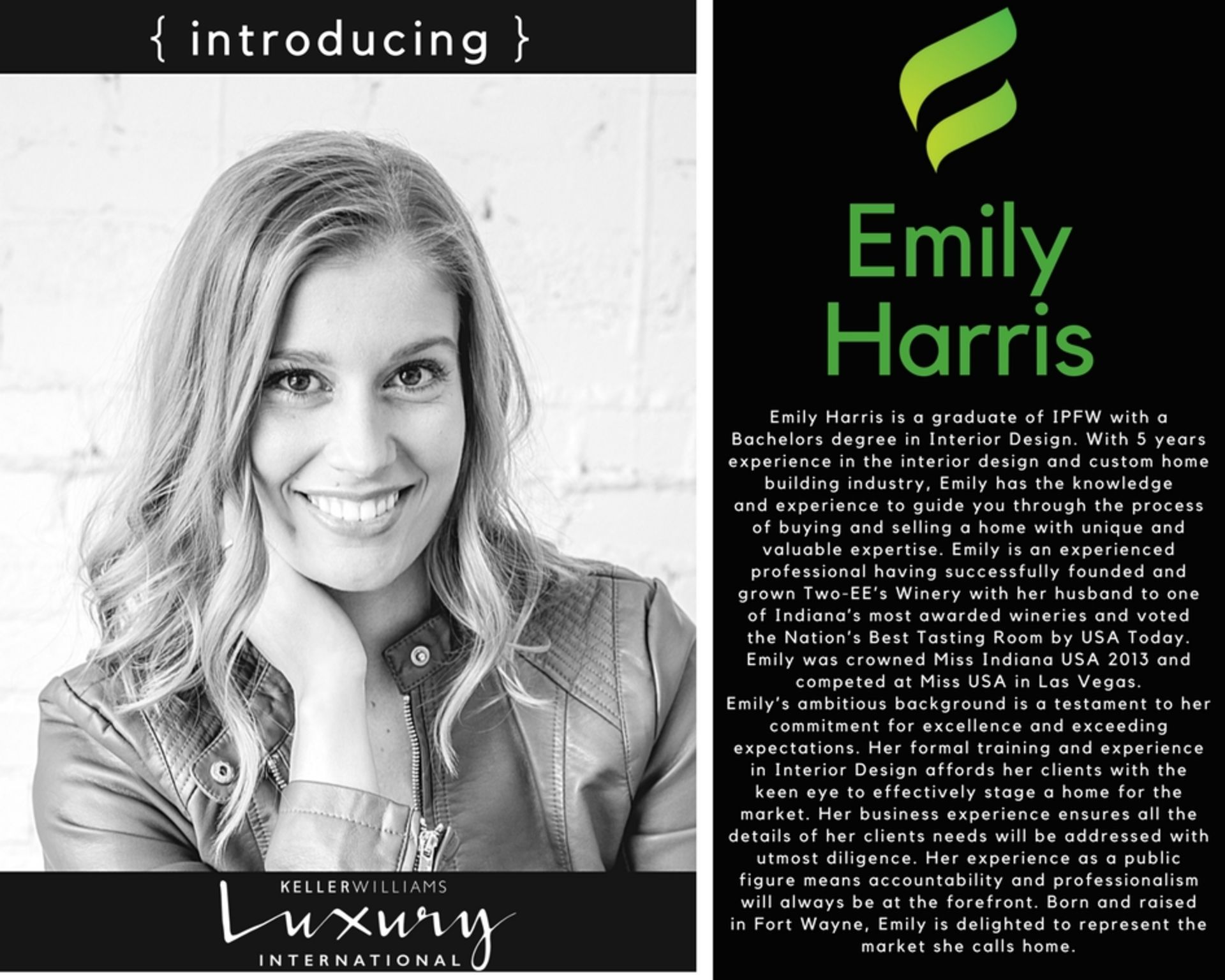 Introducing Emily Harris!