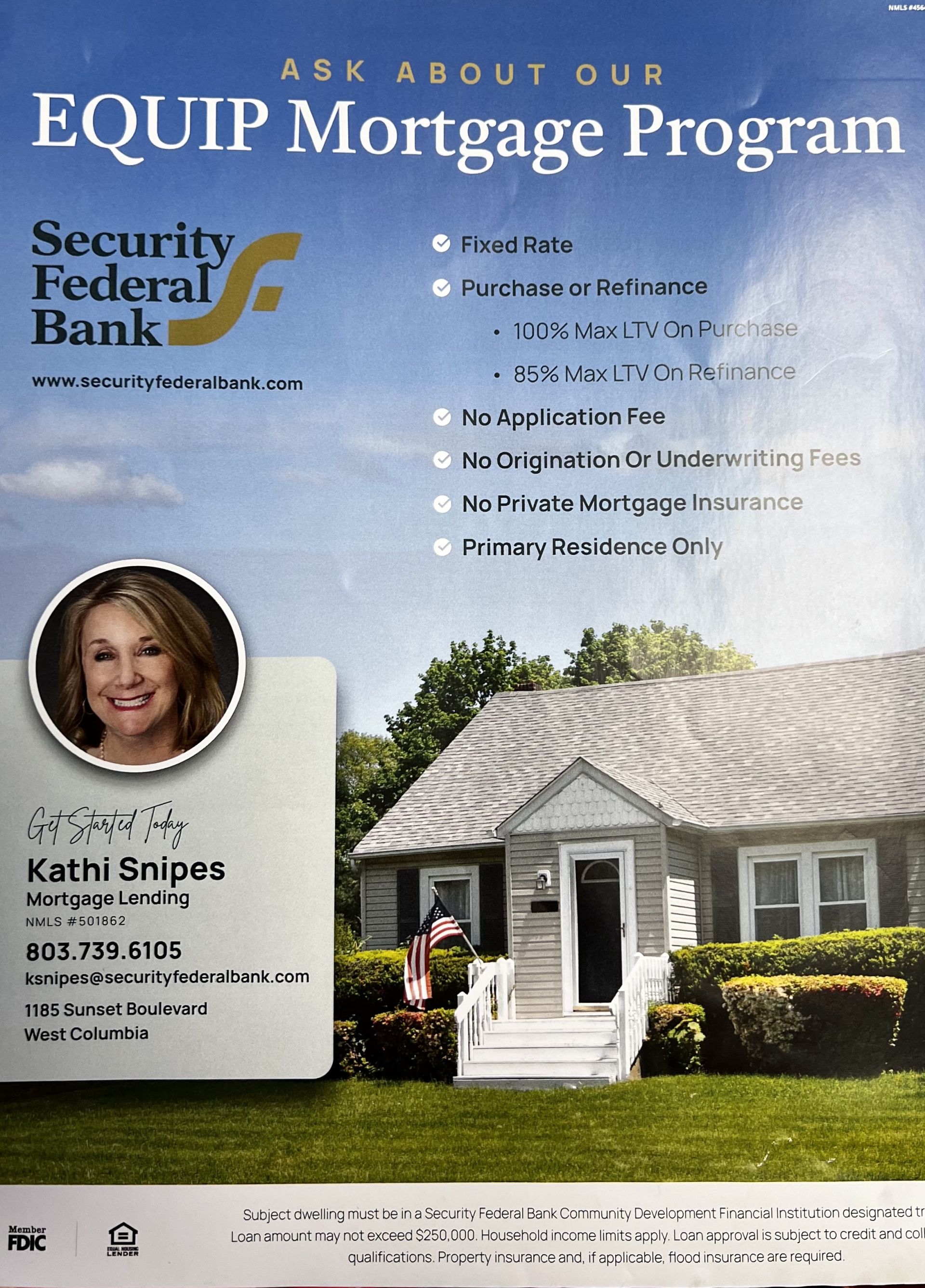 Introducing Security Federal Bank’s Equip Mortgage Program