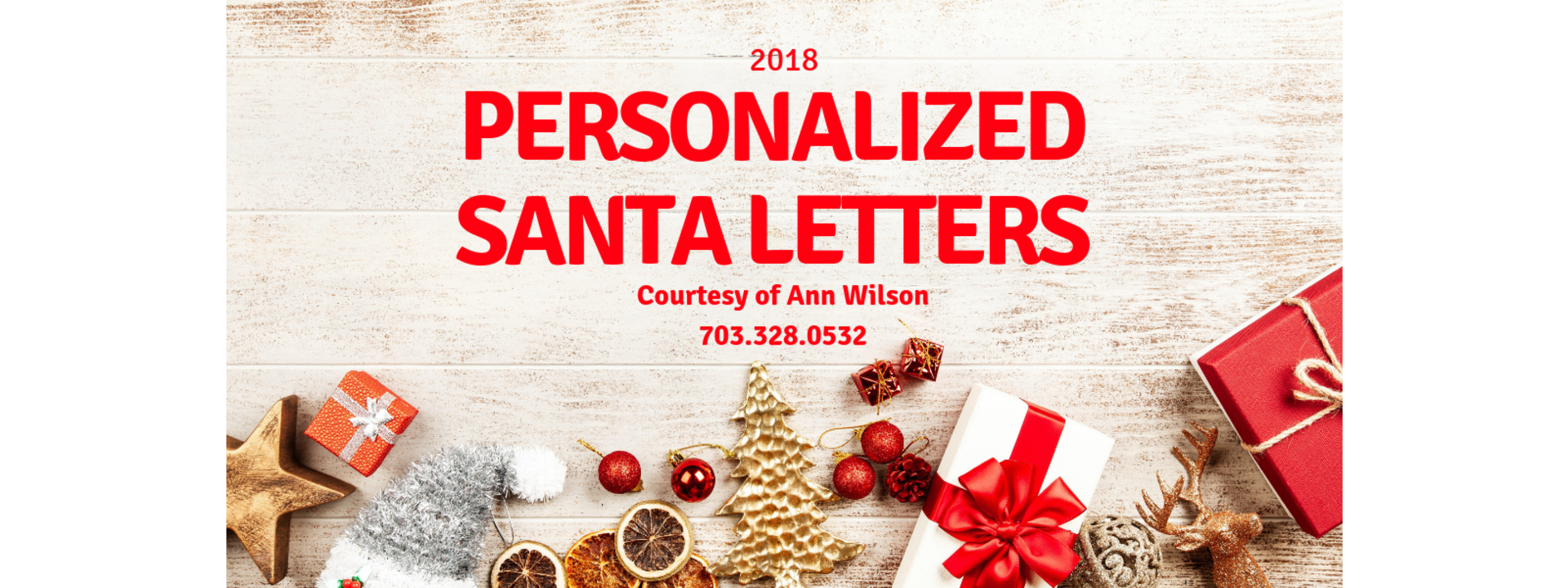 Personalized Santa Letters 2018 Ann Wilson Homes