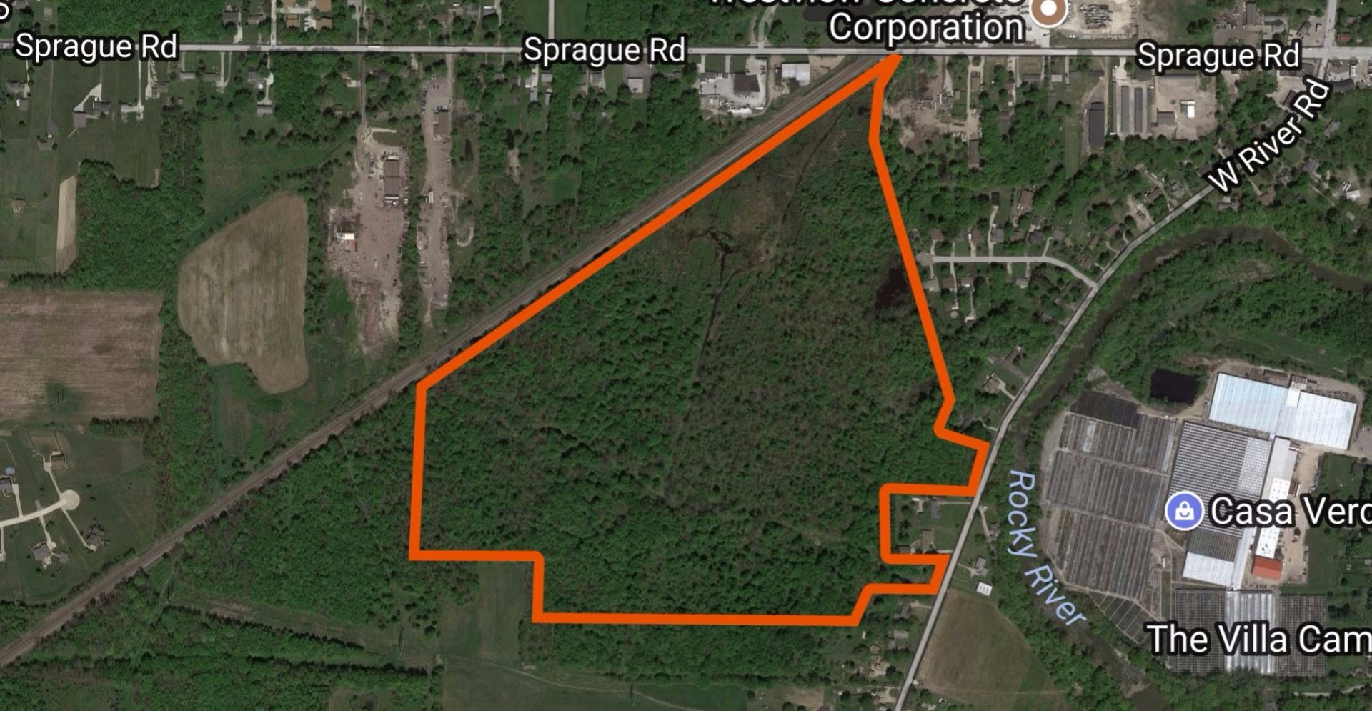 92 Acres Mixed Use Commercial Land in Columbia Station, Ohio.