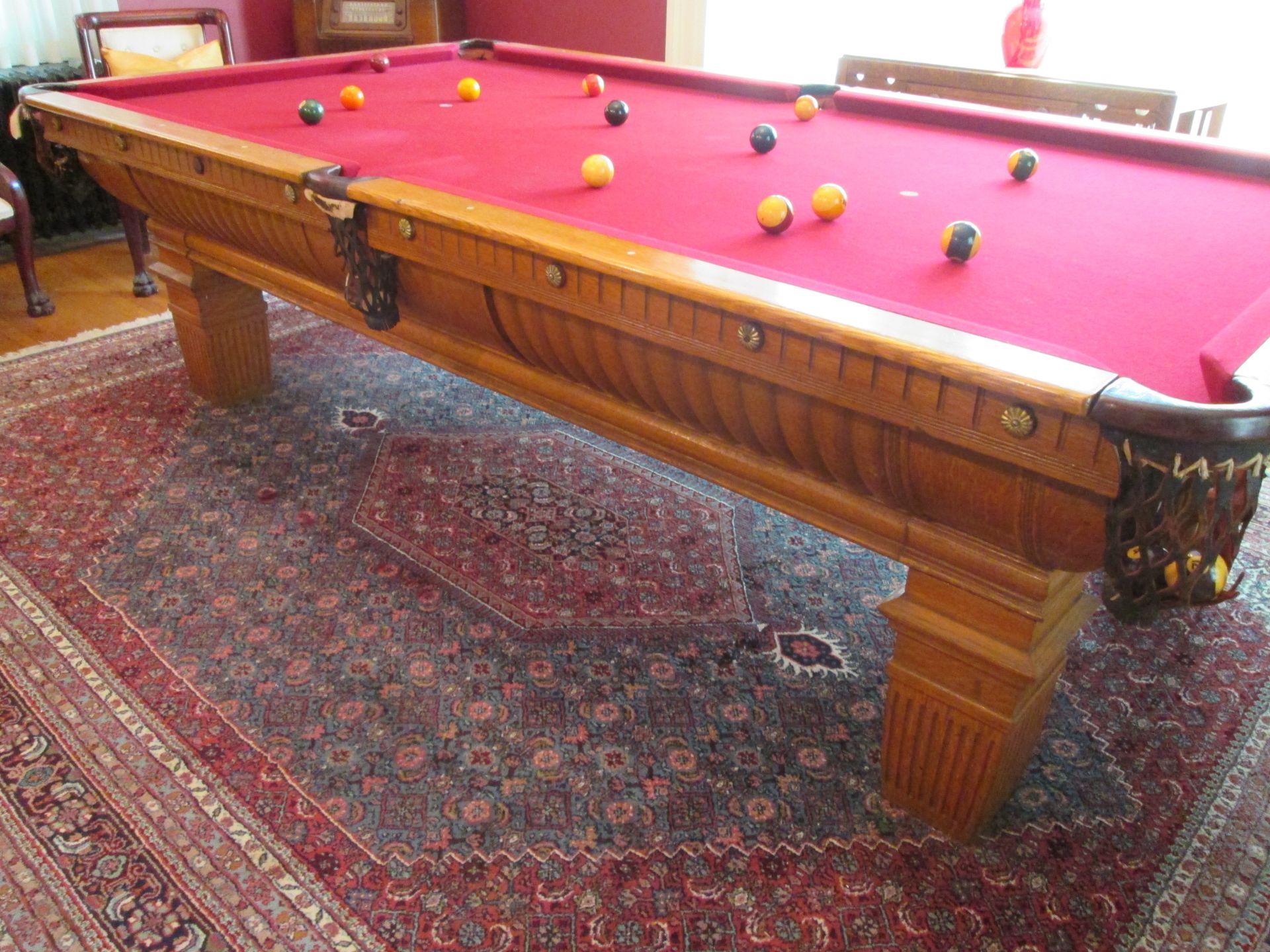 My clash with the stager: To display the Victorian billiard table or not