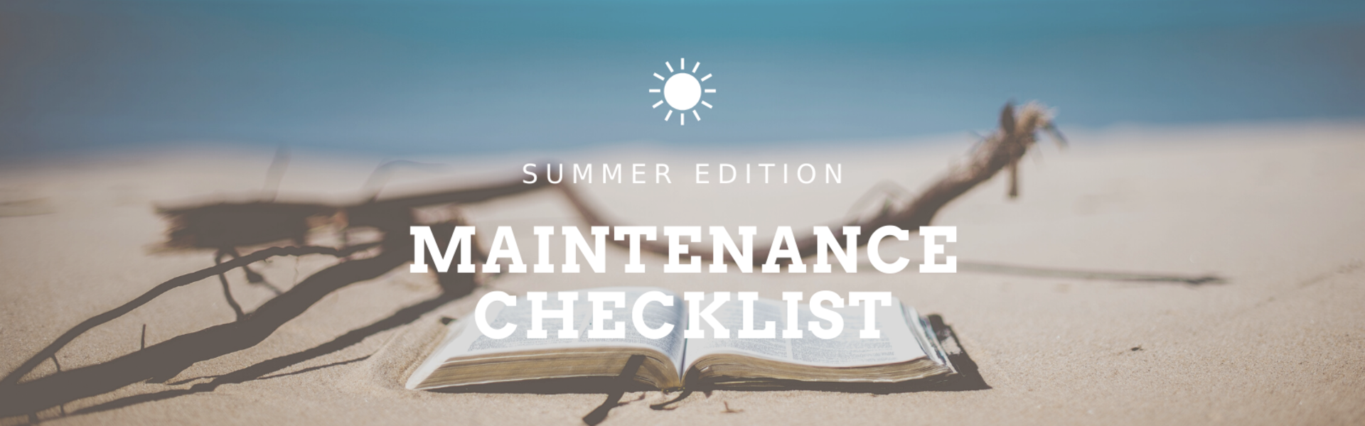 Summer Maintenance Checklist