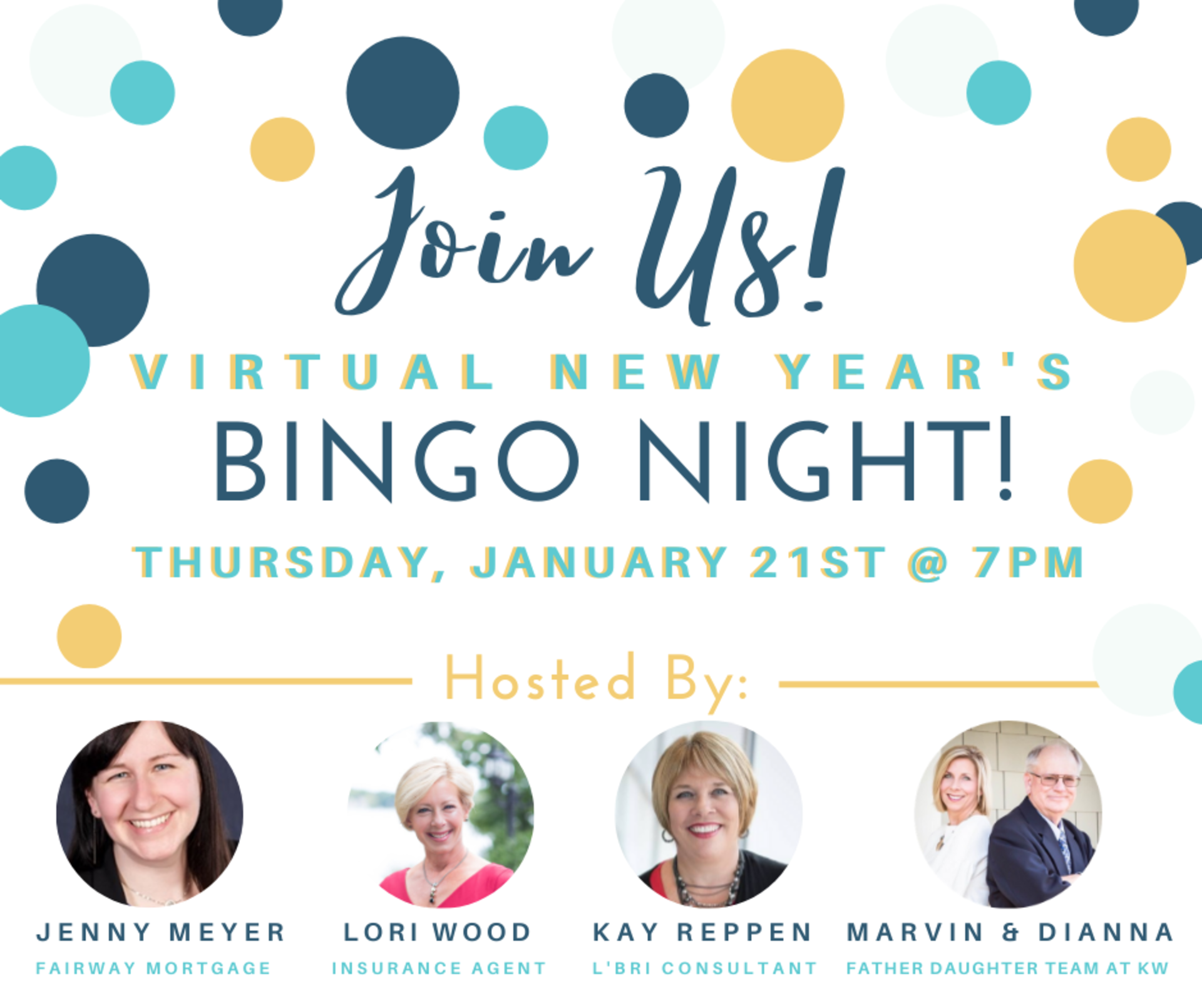 Virtual New Year&#8217;s BINGO!