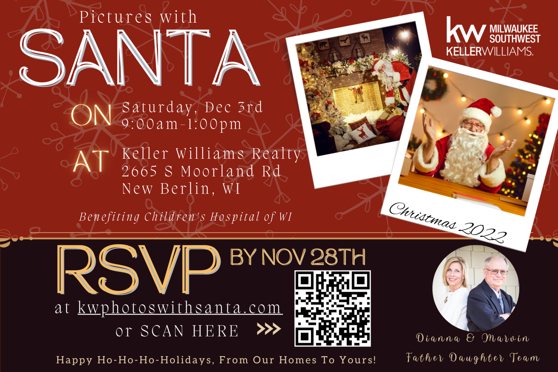 Pictures with Santa!